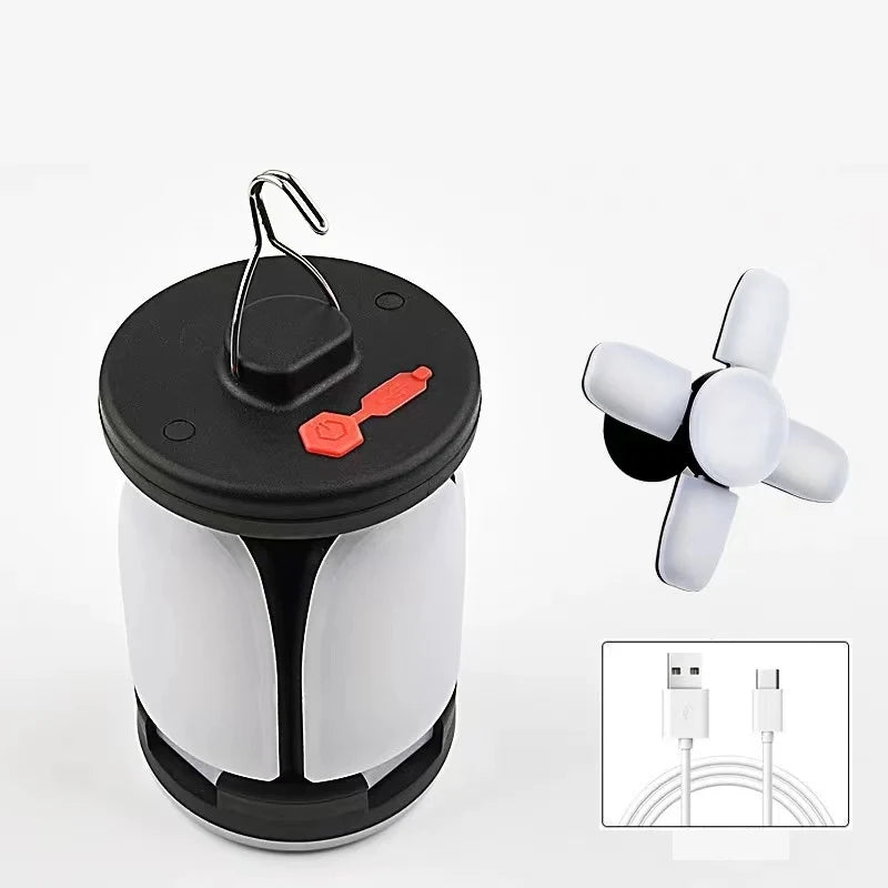 High Power Solar LED Camping Lantern Rechargeable