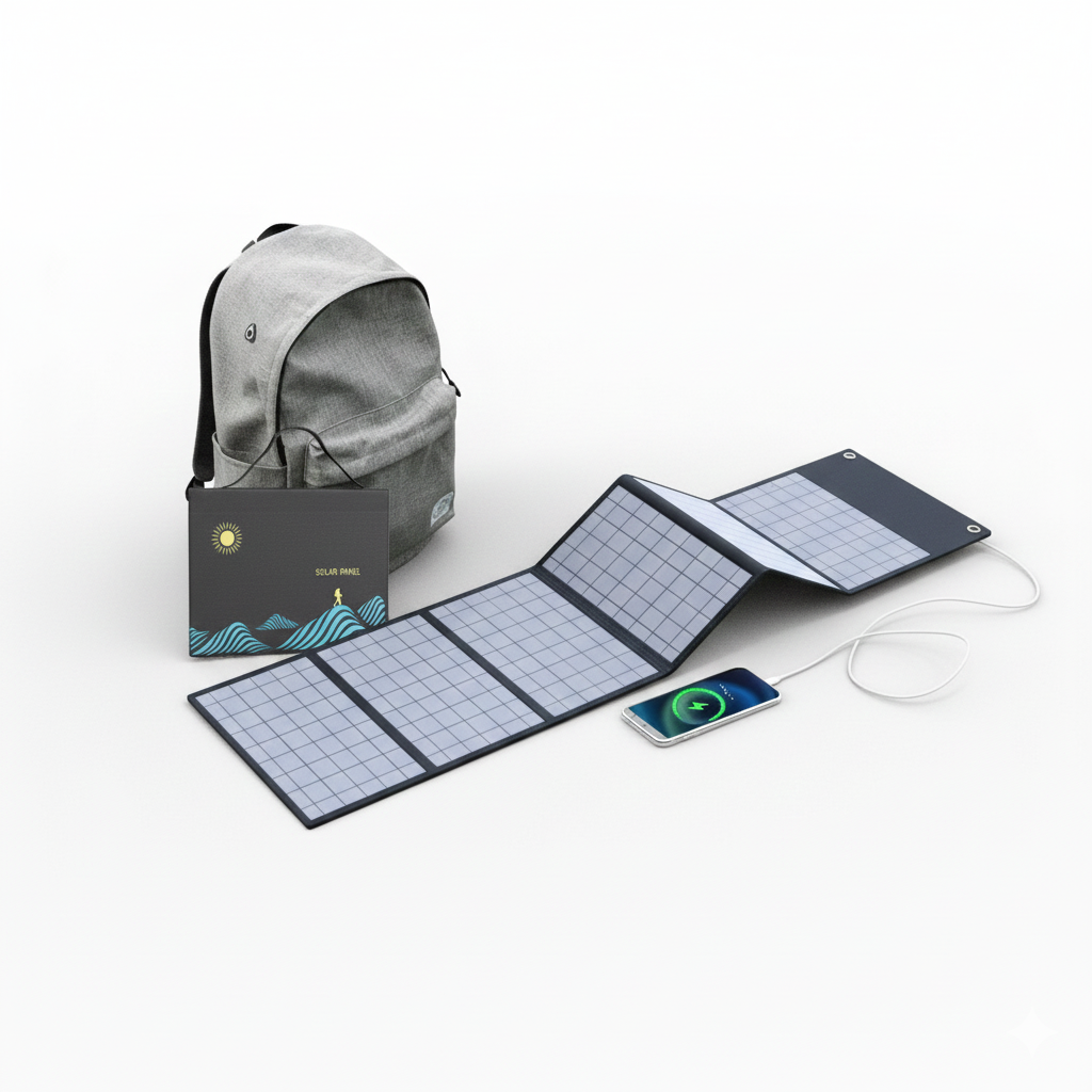 1000-W-Solarpanel, tragbar, faltbar, mit USB- und DC-Ausgang, Solarladegerät, Outdoor-Stromversorgung für Zuhause, Mobiltelefon, Stromgenerator