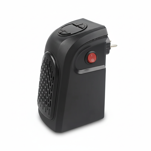 Mini Keramik Steckdosenheizung mit Thermostat & Timer