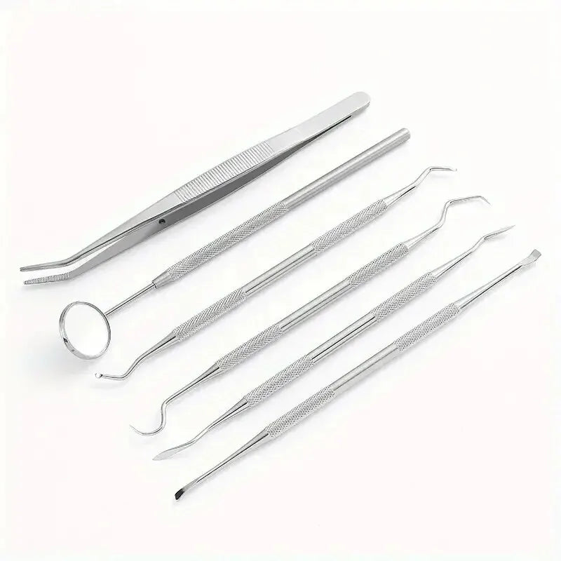 Stainless Steel Dentist Oral Tools Cleaning Flossing