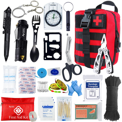 Tactical First Aid Kit In The Car Acessories Survival Kits