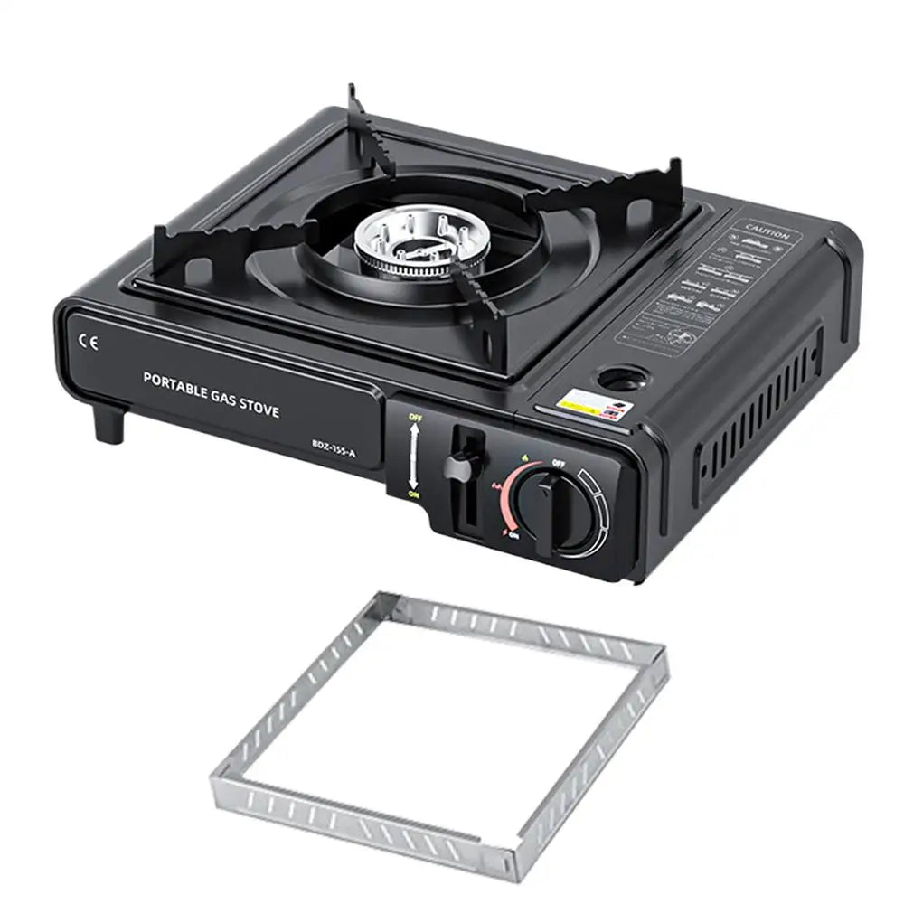 Portable Cassette Stove Cassette Camp Stove For Outdoor Cooking High Performance Windproof Precise Heat Control Picnics Cookware