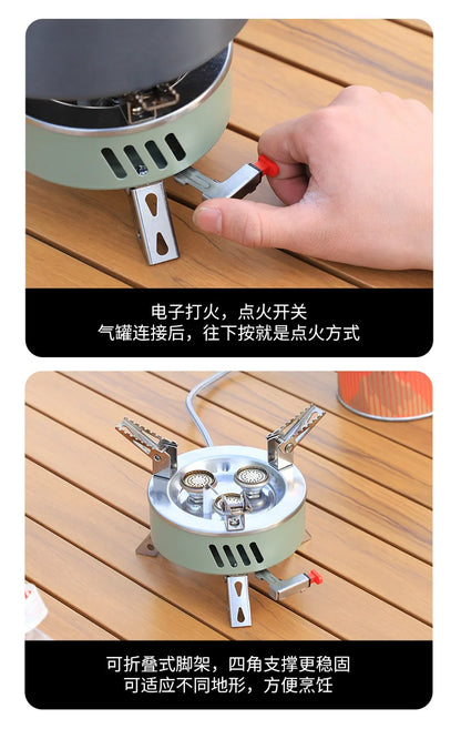 Draagbare cassette gasbrander voor outdoor & camping