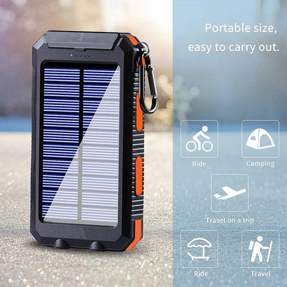 Solar Power Bank 80000mAh Portable Charging