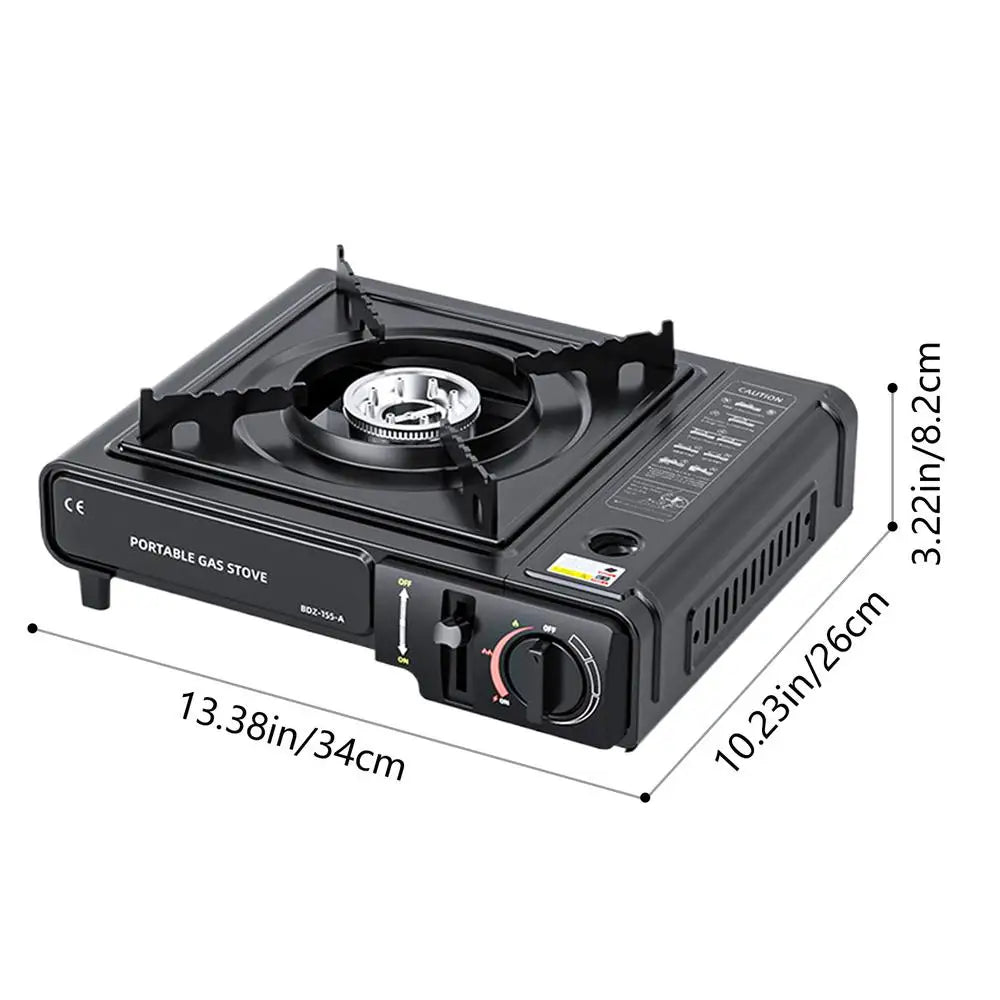 Portable Cassette Stove Cassette Camp Stove For Outdoor Cooking High Performance Windproof Precise Heat Control Picnics Cookware