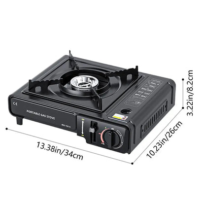 Portable Cassette Stove Cassette Camp Stove For Outdoor Cooking High Performance Windproof Precise Heat Control Picnics Cookware