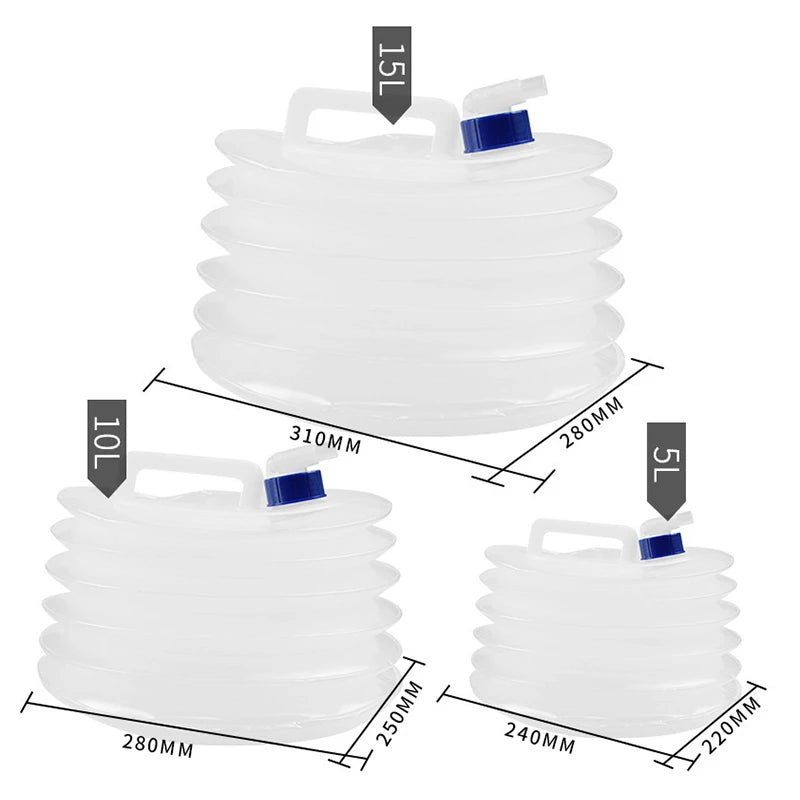 Collapsible foldable bottle Container Water Storage