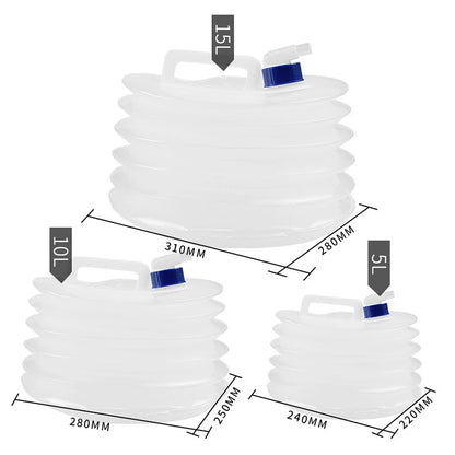 Collapsible foldable bottle Container Water Storage