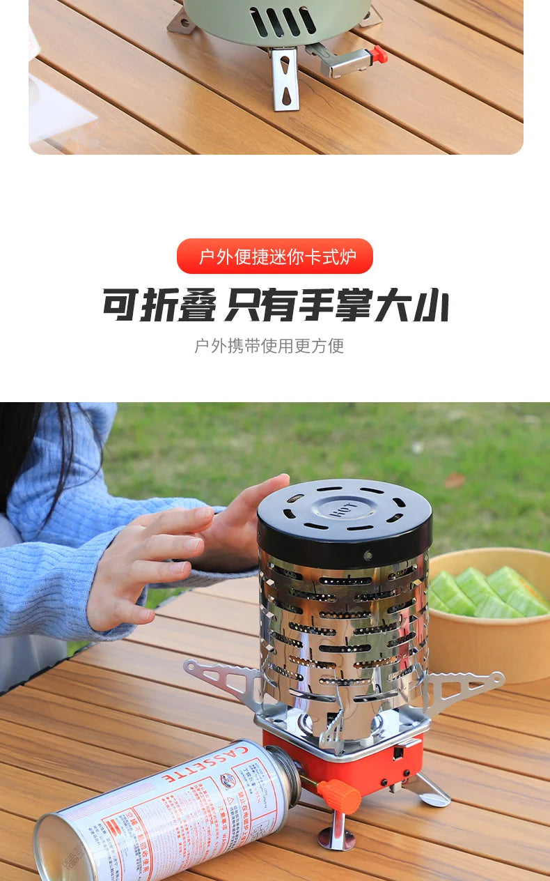 Draagbare cassette gasbrander voor outdoor & camping