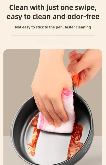 Complete camping kookset – potten, pan & waterketel