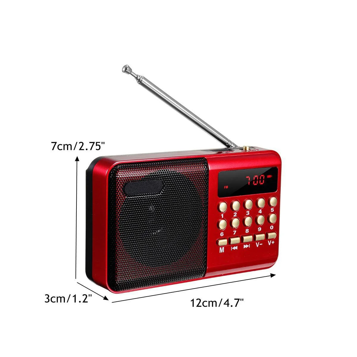 Multifunctionele Noodradio met Solar, Hand Crank, Powerbank en LED Zaklamp