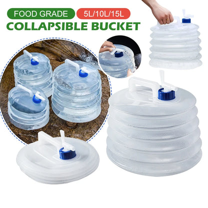 Collapsible foldable bottle Container Water Storage