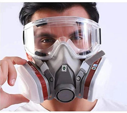 Dust Gas Respirator Half Face Dust Mask For Painting