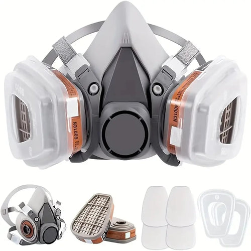 Dust Gas Respirator Half Face Dust Mask For Painting