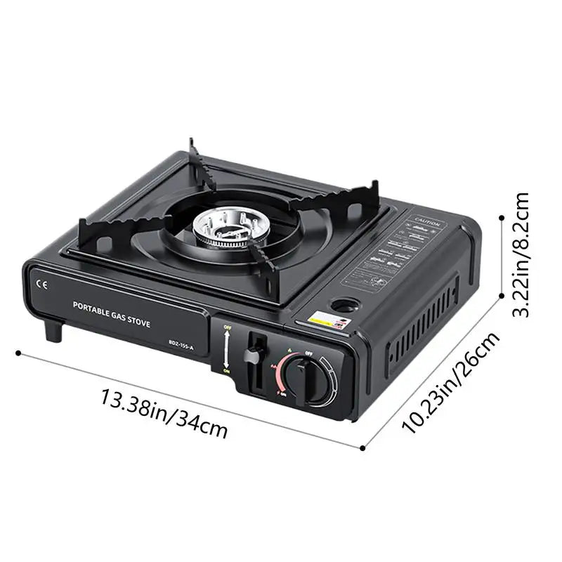 Portable Cassette Stove Cassette Camp Stove For Outdoor Cooking High Performance Windproof Precise Heat Control Picnics Cookware