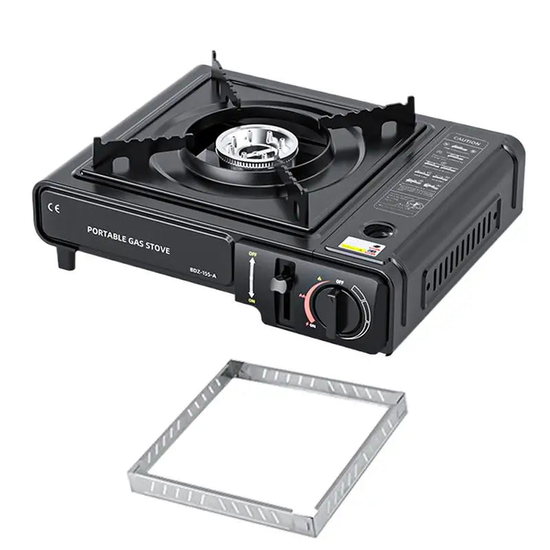 Portable Cassette Stove Cassette Camp Stove For Outdoor Cooking High Performance Windproof Precise Heat Control Picnics Cookware