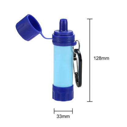 Camping Water Purifier Mini Filter Straw Set Camping