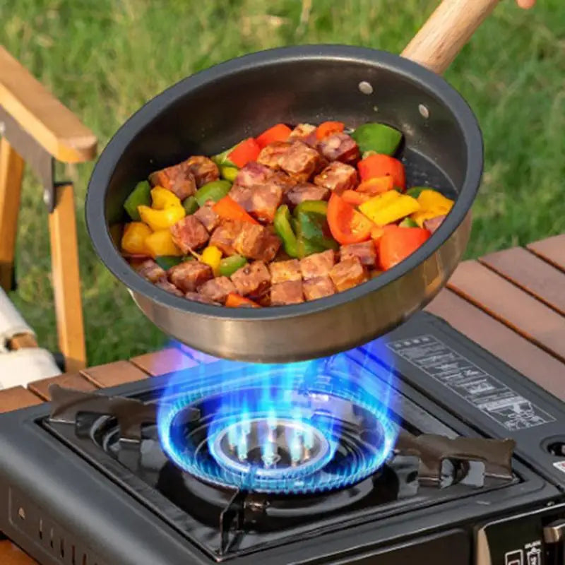 Portable Cassette Stove Cassette Camp Stove For Outdoor Cooking High Performance Windproof Precise Heat Control Picnics Cookware