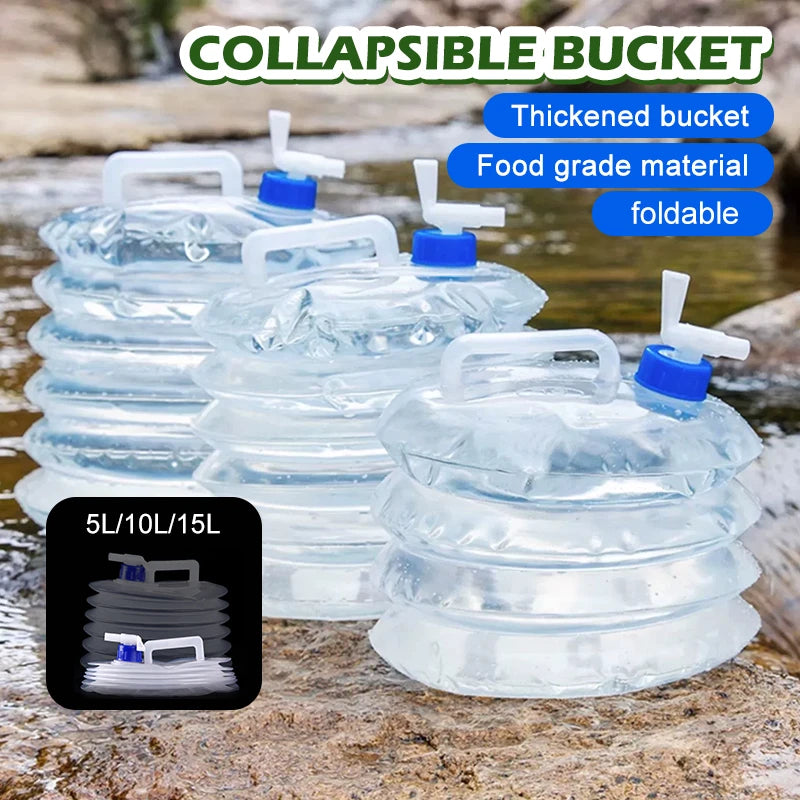 Collapsible foldable bottle Container Water Storage
