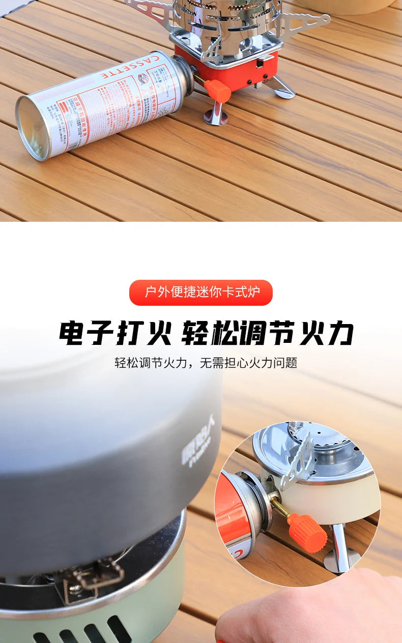 Draagbare cassette gasbrander voor outdoor & camping