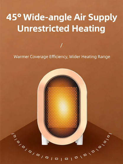 Portable Heater Overheat Protection Safe Quiet Warmer Quiet Space Heater For Indoor Room Bedroom Bathroom Garage Offices Desk
