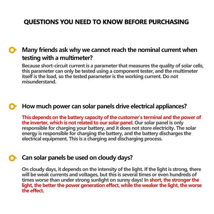 1000W Solar Panel Portable Folding Bag USB+DC Output Solar Charger Outdoor Power Supply for Home Mobile Phone Power Generator