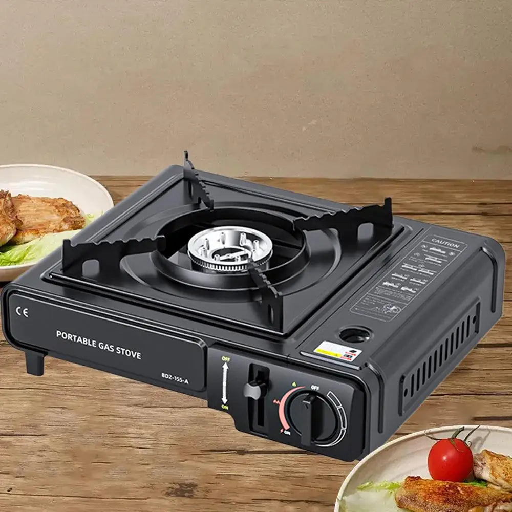 Portable Cassette Stove Cassette Camp Stove For Outdoor Cooking High Performance Windproof Precise Heat Control Picnics Cookware